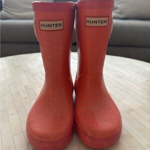 Pink Girls Hunter Boots
